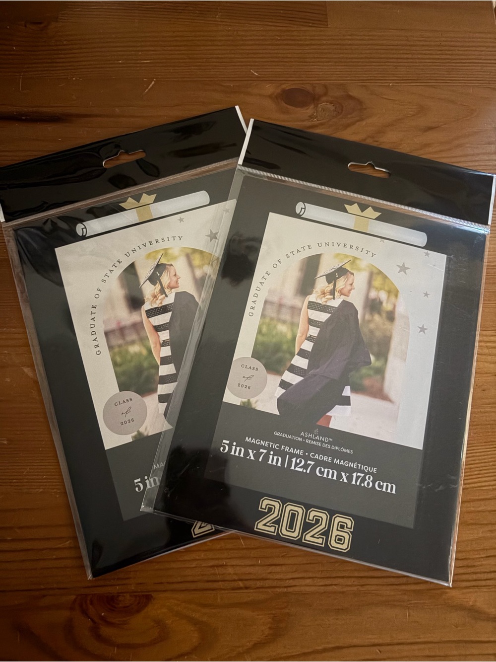 Ashland Black and Gold 2026 Graduation Magnetic Frame
